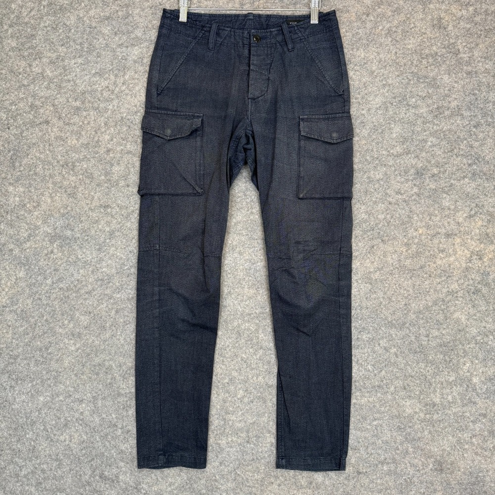 Wings + Horns BDU Cargo Jeans Pants Mens 28 28x29‎ Military Battle Slim Button
